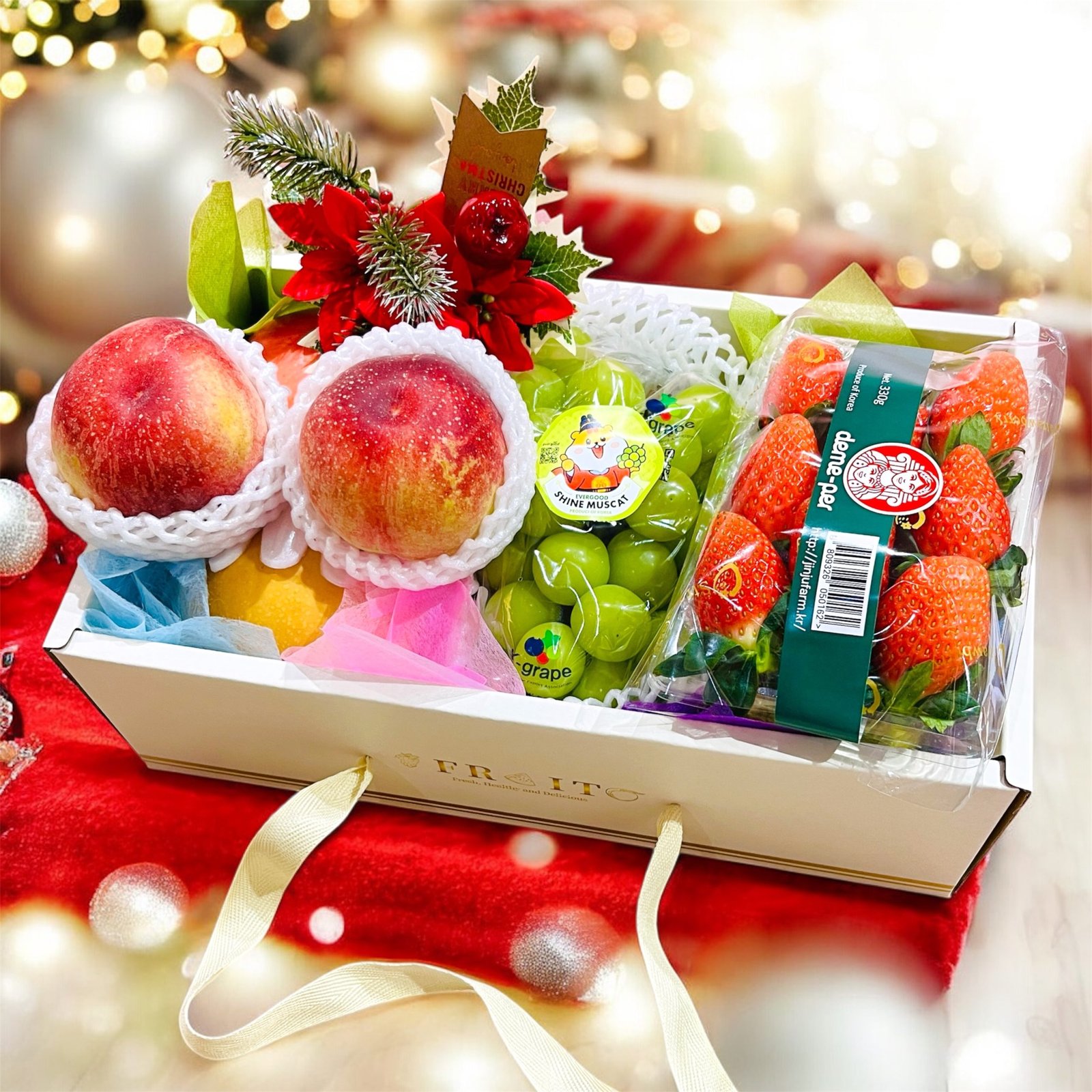 Christmas Season's Delight Fruit Gift Set C
