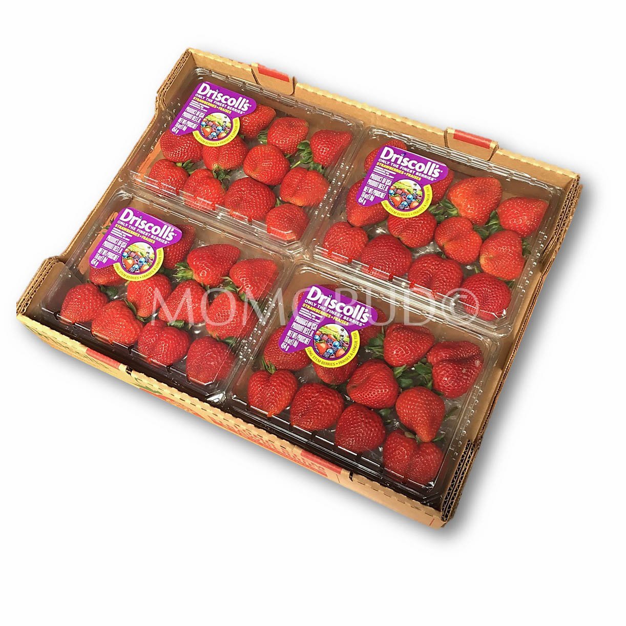 Driscoll's Jumbo Long Stem Strawberry Box (454g x 4)