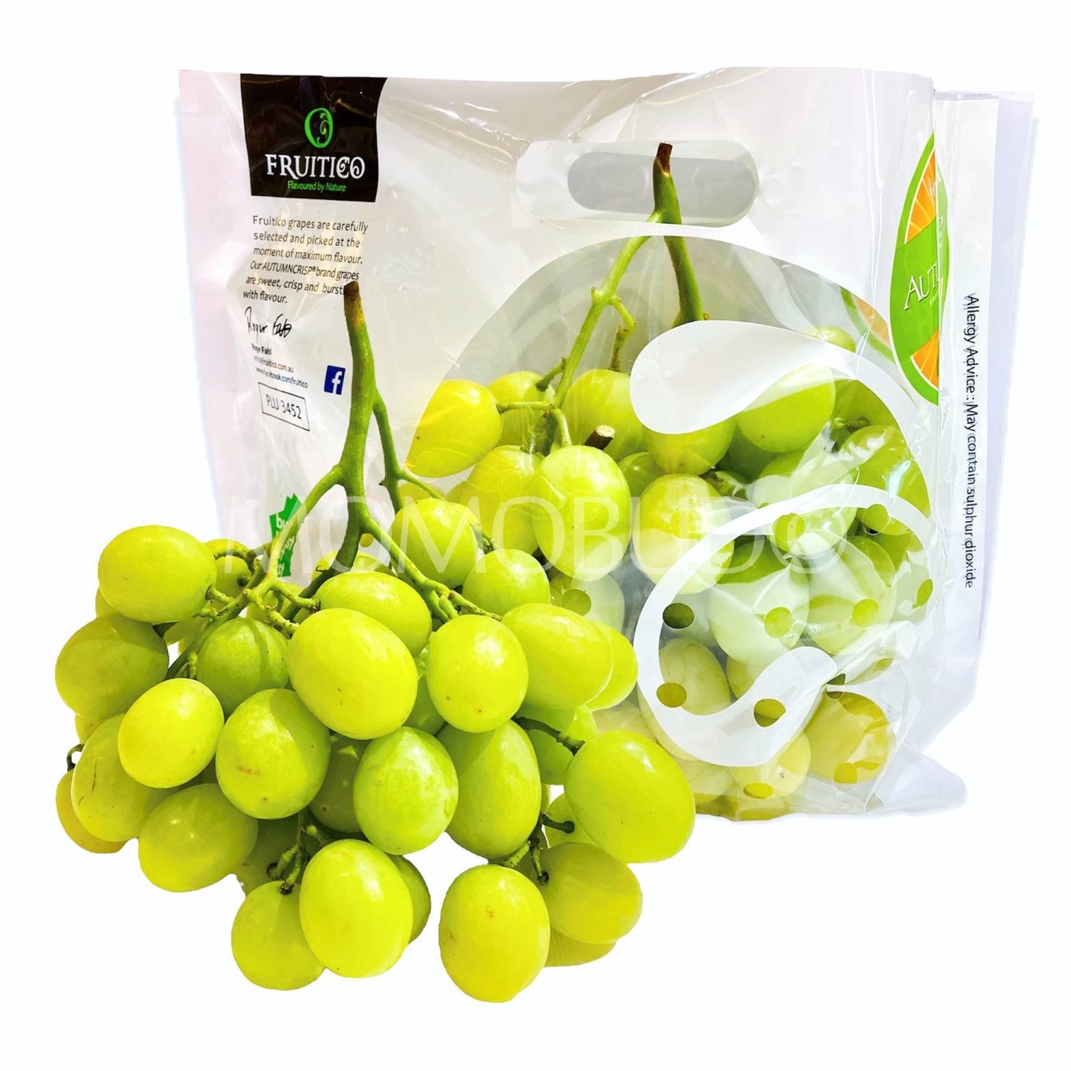 Fruitico Jumbo Autumn Crisp® Green Seedless Grapes (1kg)