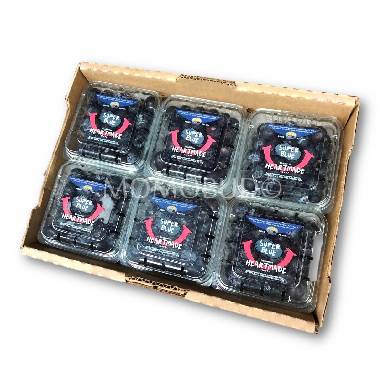 Heartmade Jumbo Blueberry Box (12 punnets)