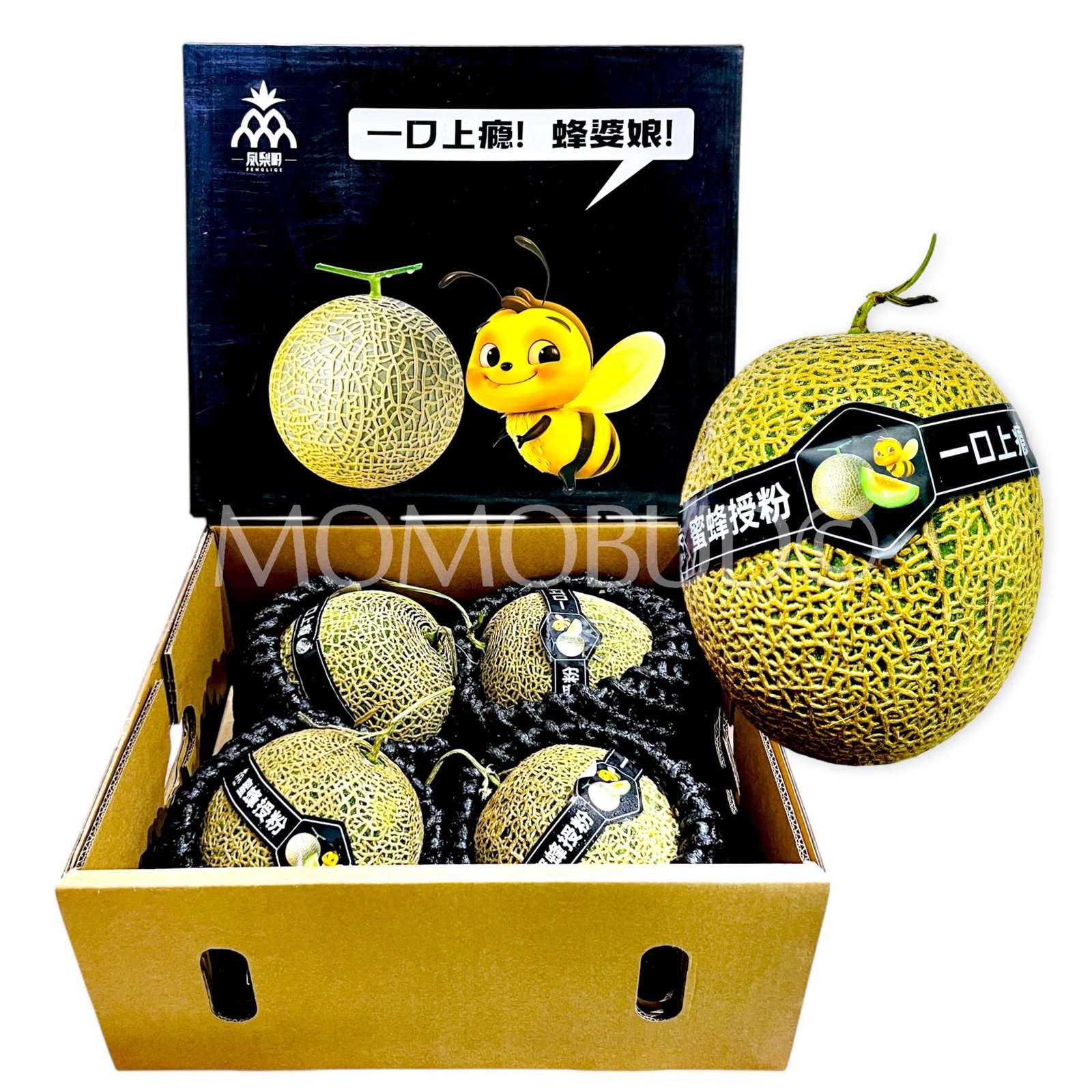 Honey Bee Green Muskmelon