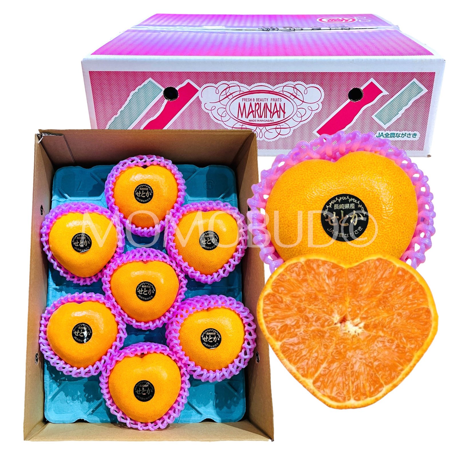 *Valentine's Day Special* Japanese Marunan Heart Setoka Mikan (Mandarin Orange) Gift Box (2kg)