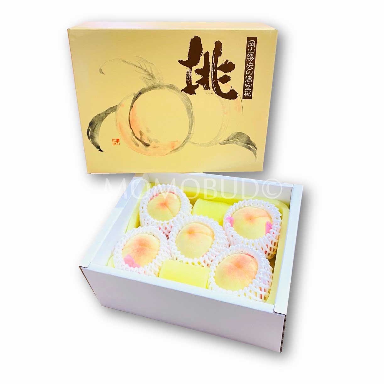 Japanese Shouo Hakuhou White Peach Gift Box (Tokushu Grade)