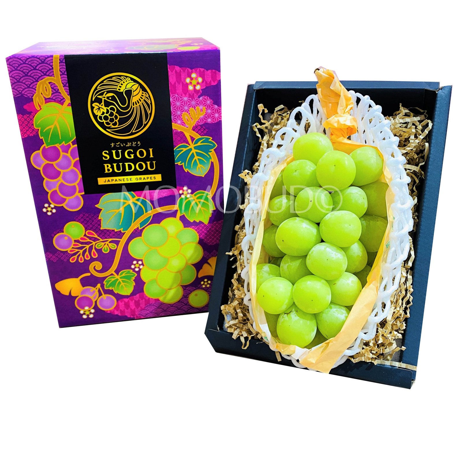 Japanese Sugoi Budou Shine Muscat Grapes Gift Box (600-700g approx)