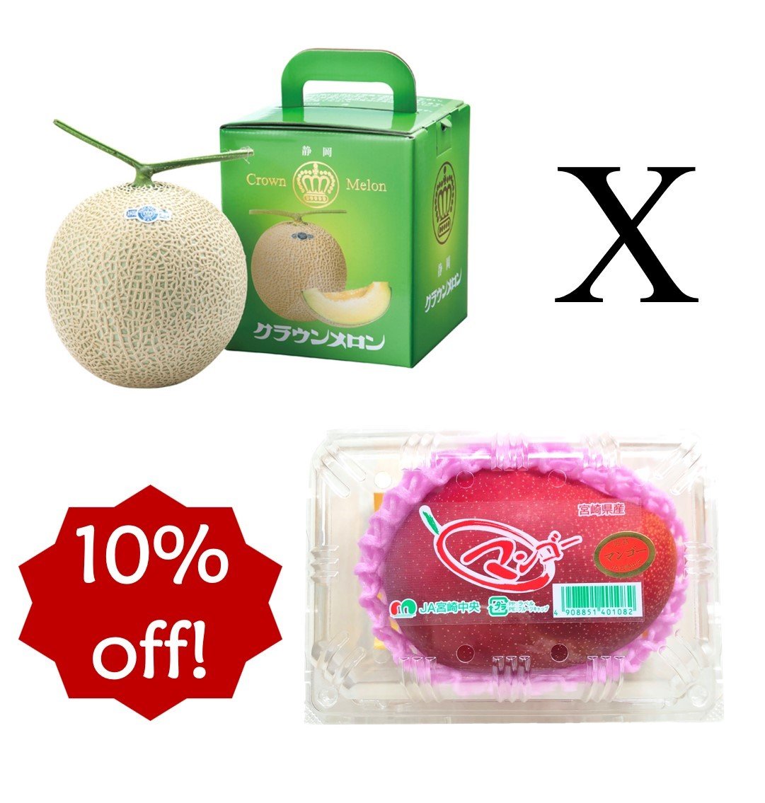 *Mothers' Day Promo* Japanese Crown Muskmelon & Mango Combo