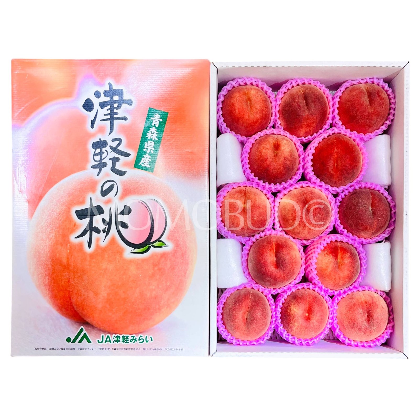 Premium Japanese Tsugaru Sakura White Peach (Large)