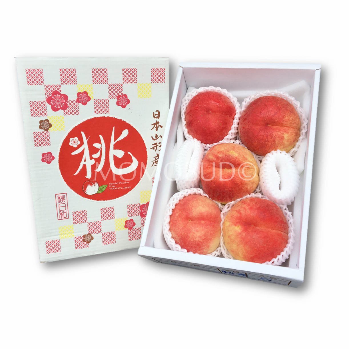 Japanese Yamagata White Peach Gift Box (Tokushu grade, 2kg)
