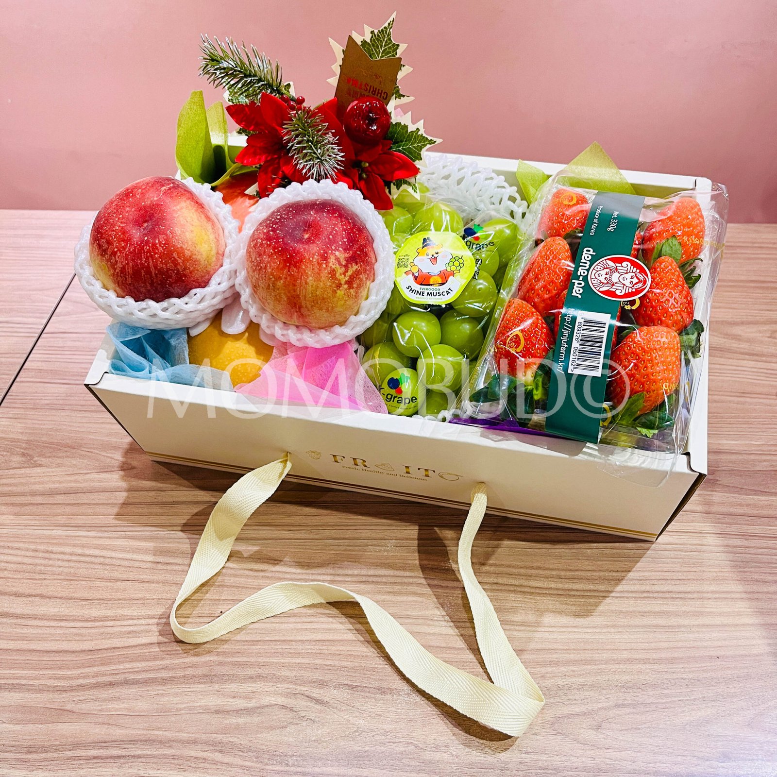 Christmas Season's Delight Fruit Gift Set C - Image 2