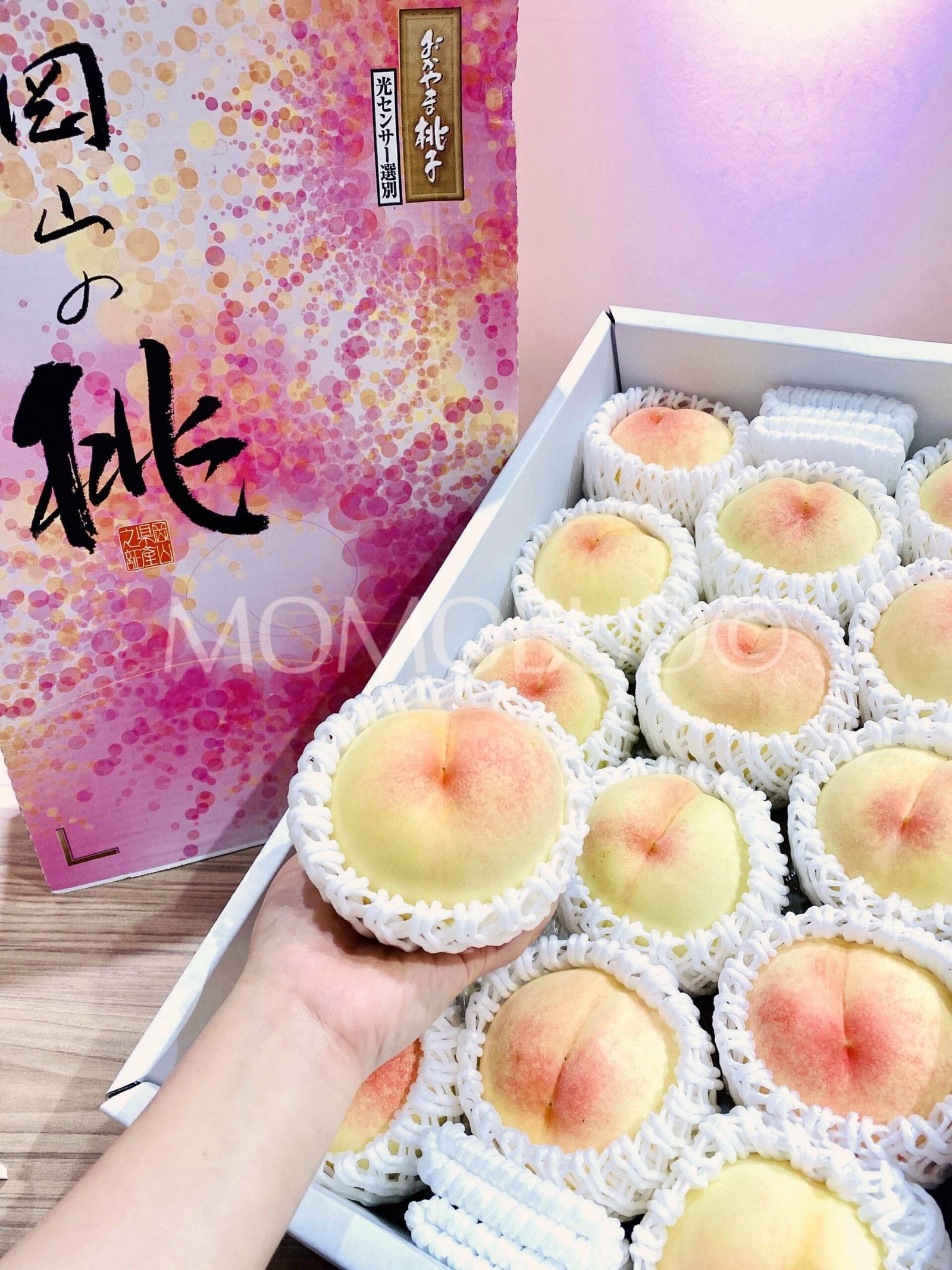 Japanese Okayama Hakuhou White Peach (Large) - Image 3