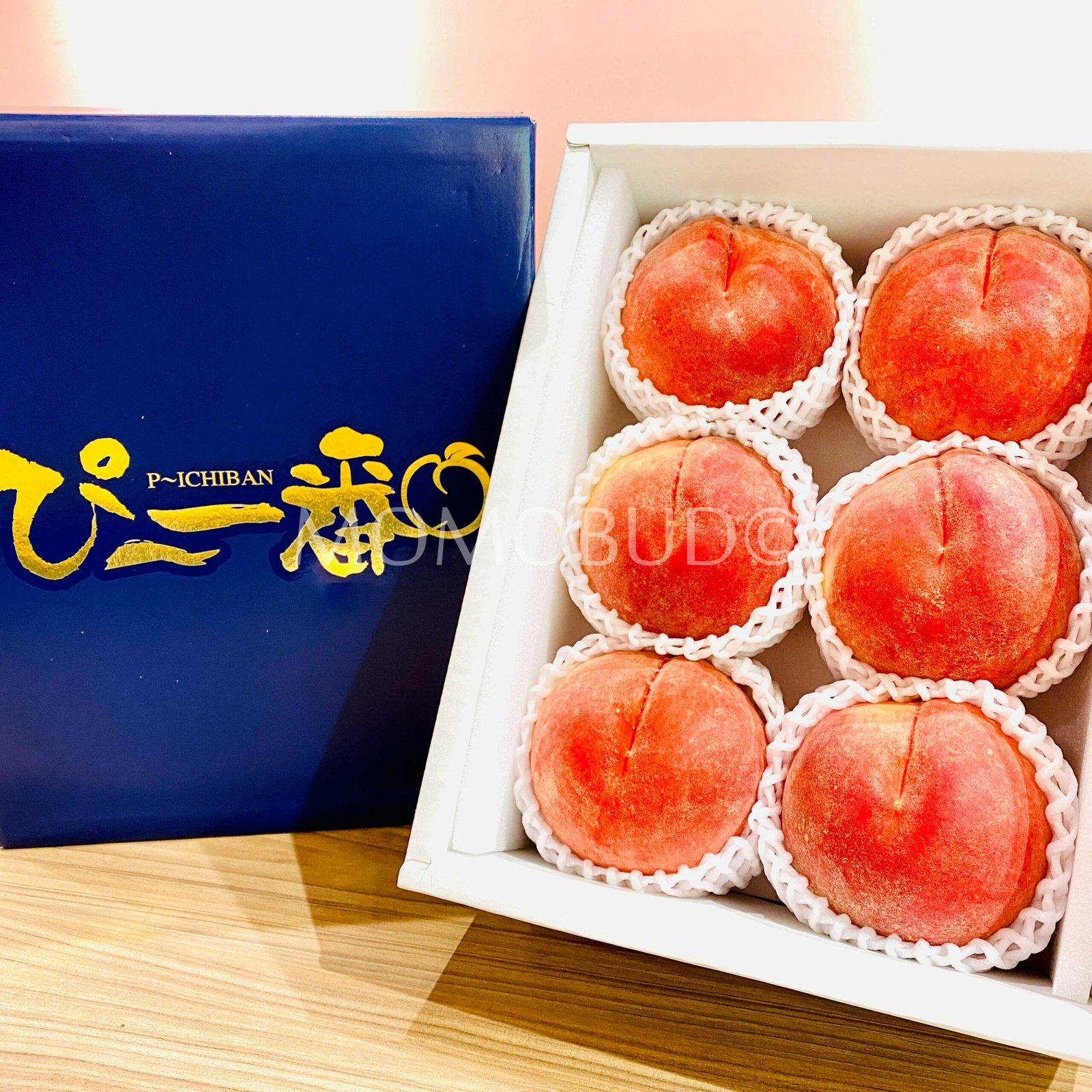 Japanese P~Ichiban White Peach (Shingen Grade) Gift Box (2kg) - Image 2