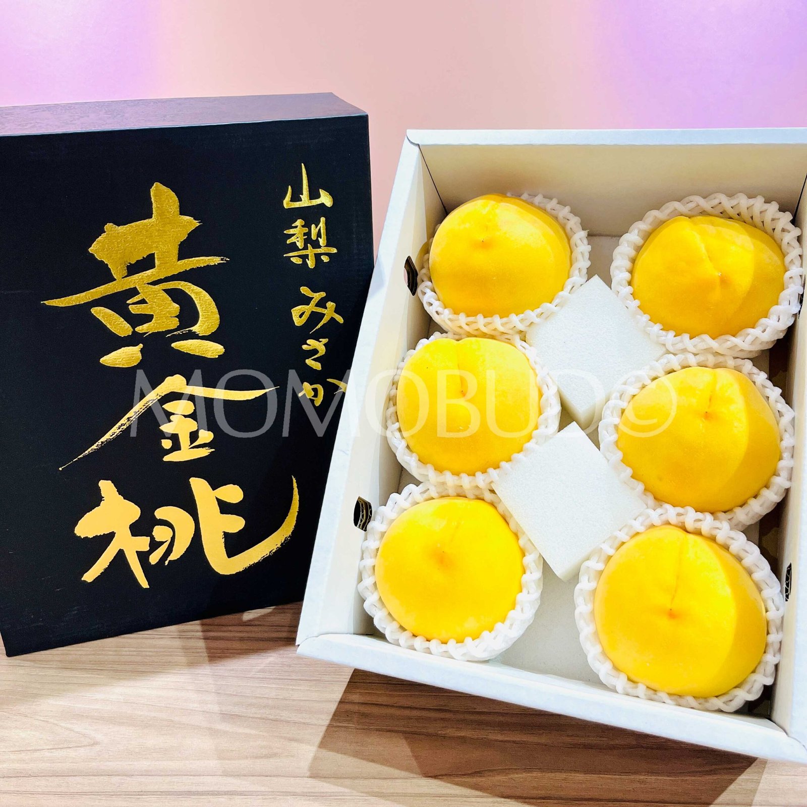 Japanese Yamanashi Ougontou (Peach) Gift Box (1.8kg) - Image 2