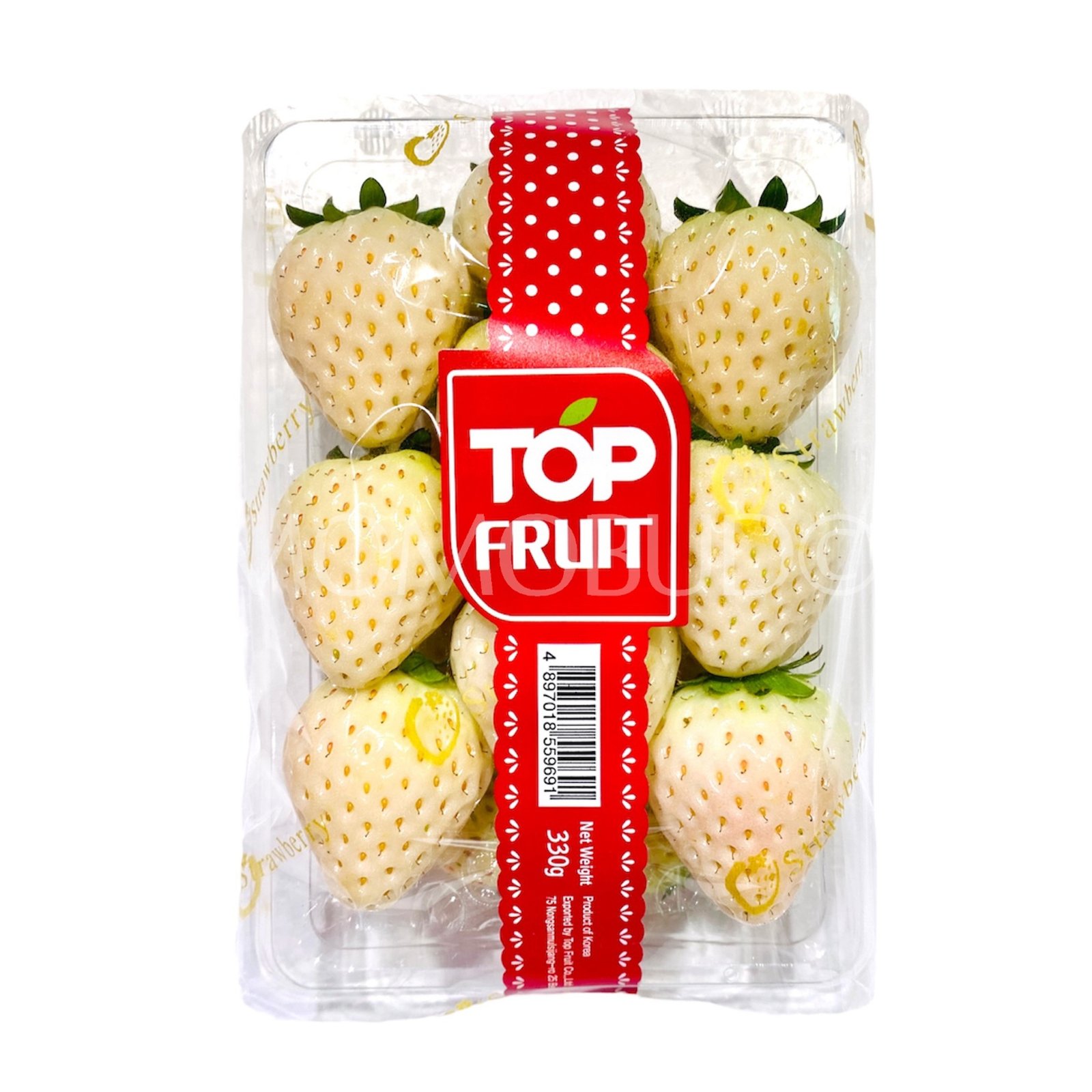 Korean Milk White Strawberry (330g punnet) - Image 2