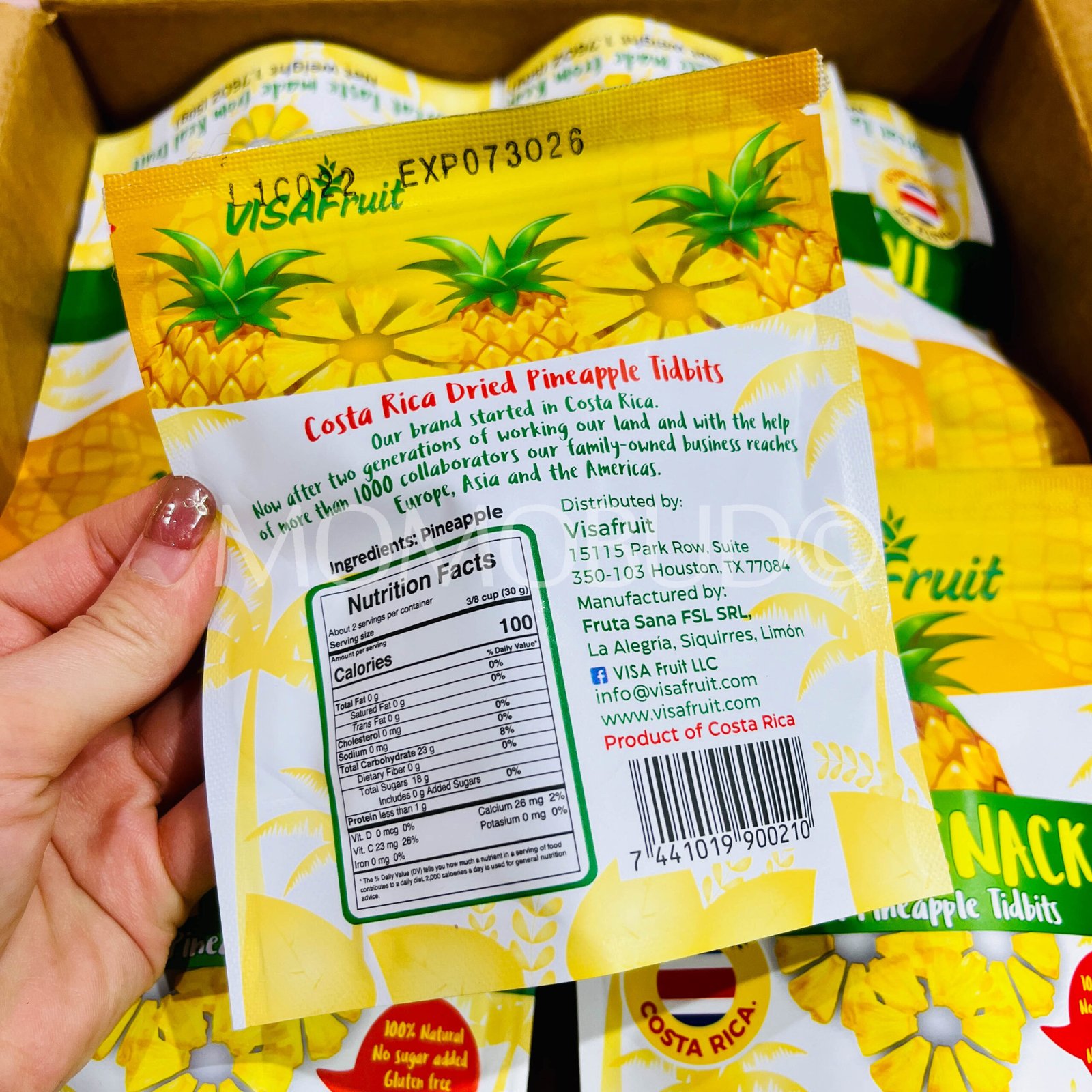 *Limited Time Offer* Tropi Snack Dried Pineapple Tidbits (50g pack) - Image 6